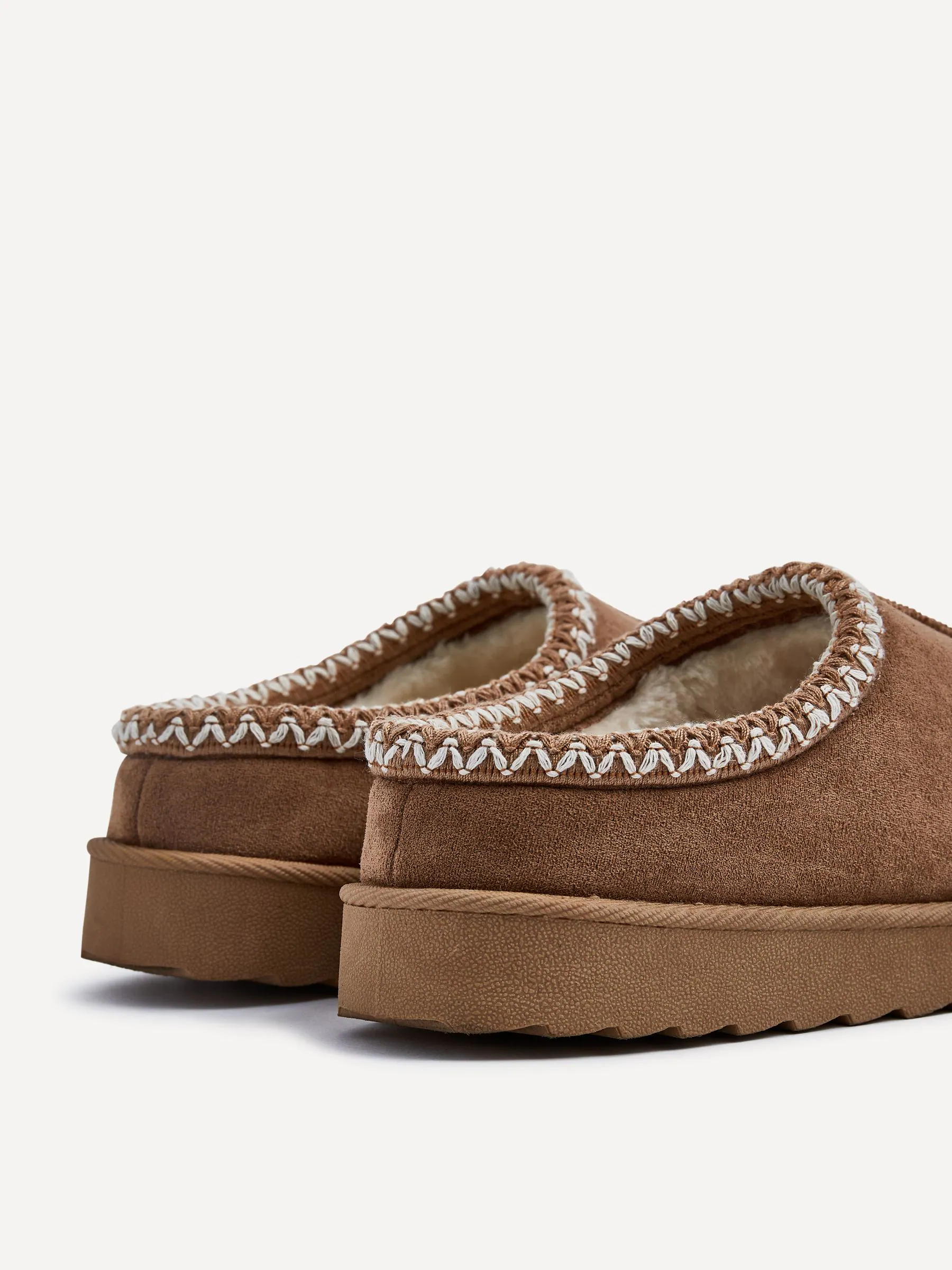 Bruin - Linzi Tana Faux Suede Slip-On Slippers