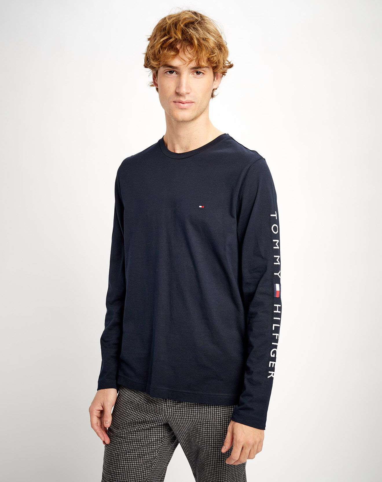 Tommy Hilfiger T-Shirt Logo Manches bleu marine