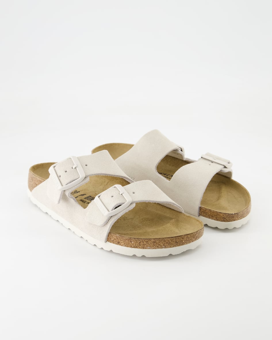 Birkenstock Arizona Pantoletten in Beige
