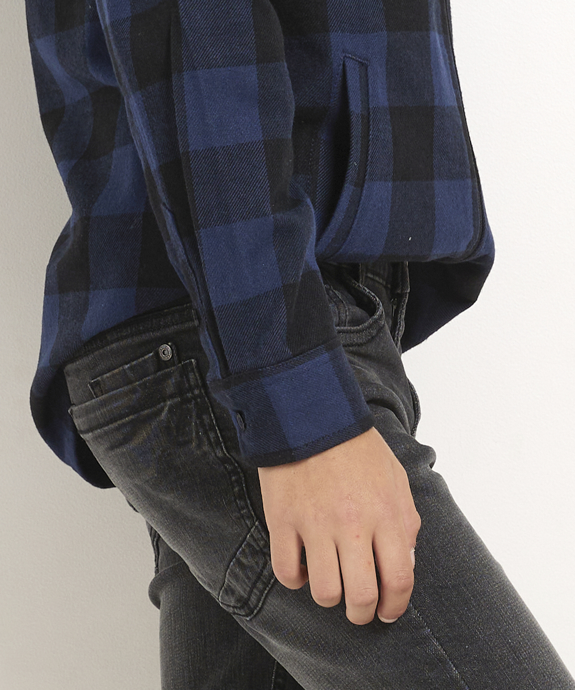 skinny fit stretch jeans - zwart