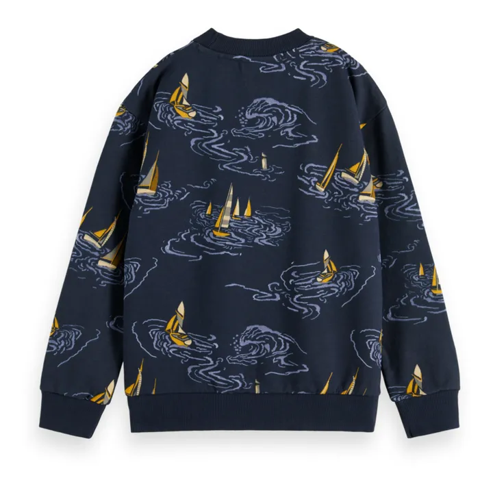 Scotch & Soda Sweat Voiliers | Bleu nuit