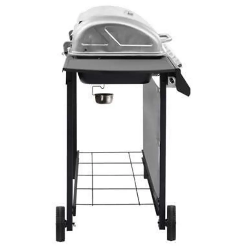 vidaXL - Gasbarbecue-grill - Zilver - Staal