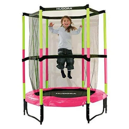 Hudora Sicherheitstrampolin Joey Jump In 3.0, pink, Ø 140cm