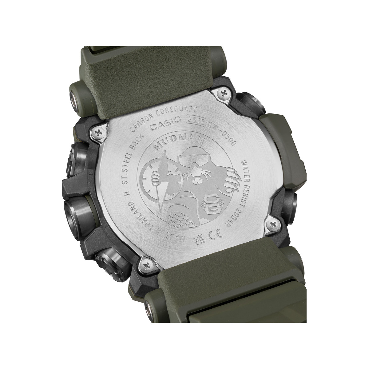 Montre G-SHOCK gulfmaster homme bracelet résine verte