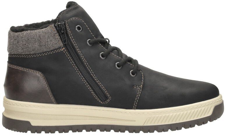 Rieker Veterschoenen Hoog zwart