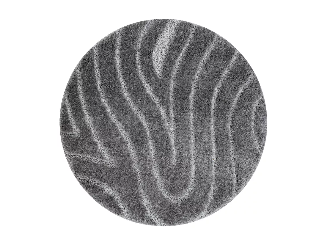 Tapis de salle de bain SUPREME cercle WAVES, vagues, antidérapant, do cercle 100 cm
