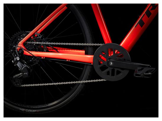 Vélo Fitness Trek FX 2 EQ Shimano Cues 9V 700 mm Rouge Gén. 4