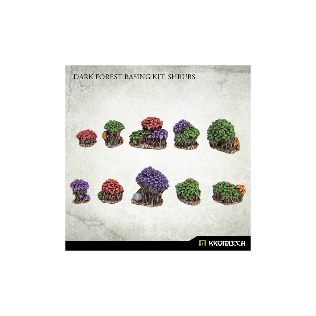 Dark Forest Basing Kit Shrubs
