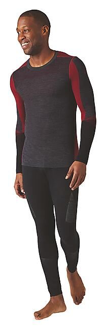 SMARTWOOL - T-SHIRT MEN'S INTRAKNIT MERINO 200 CREW COLORBLOCK