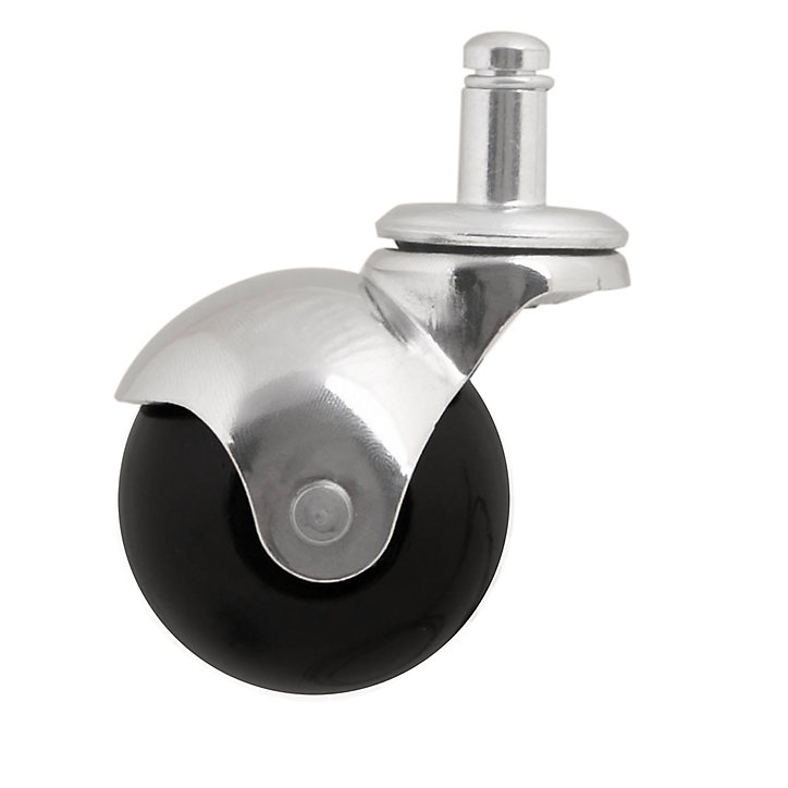 Roulette bille pivotante sans frein ø50 mm, tige, charge max 40kg
