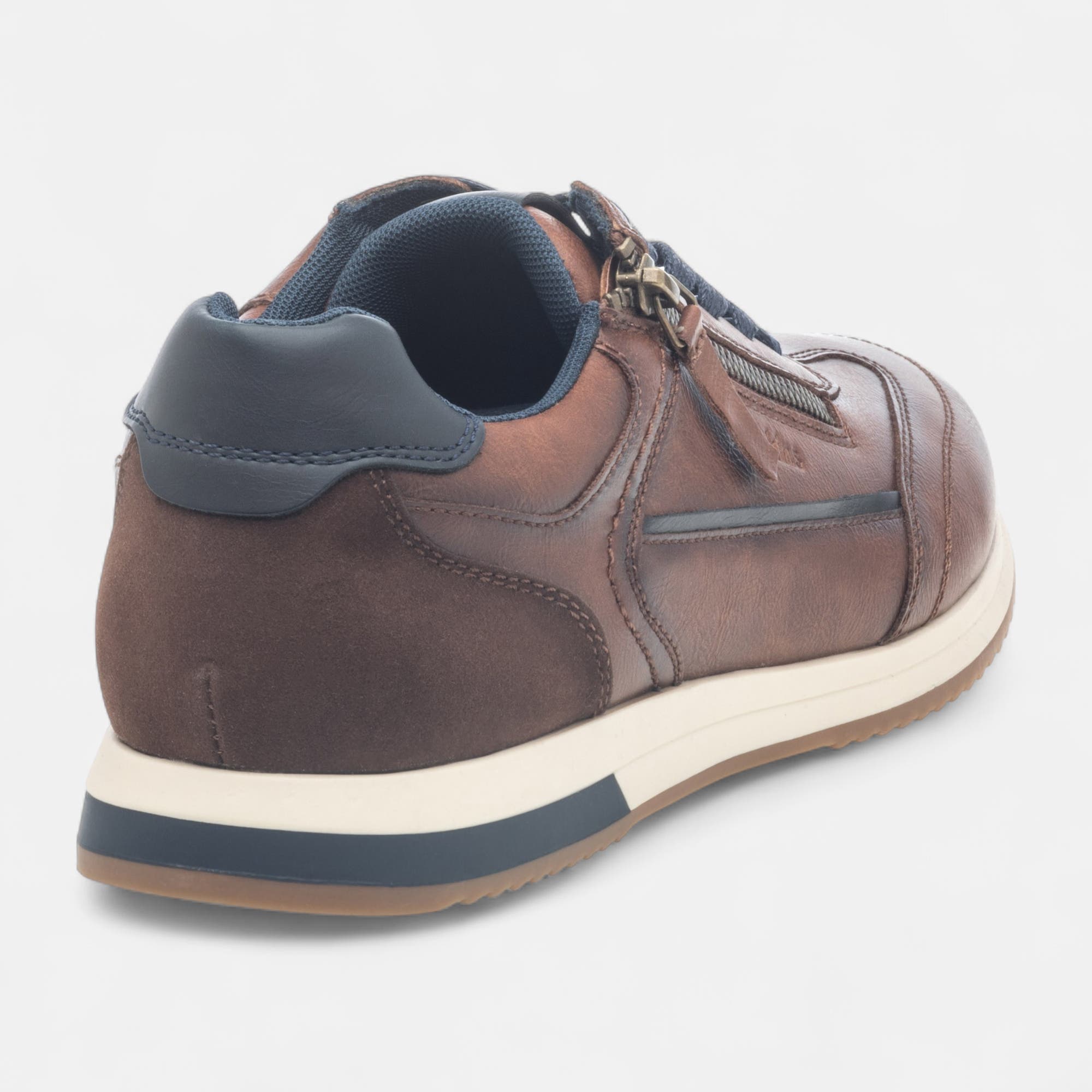 Baskets basses Homme cognac
