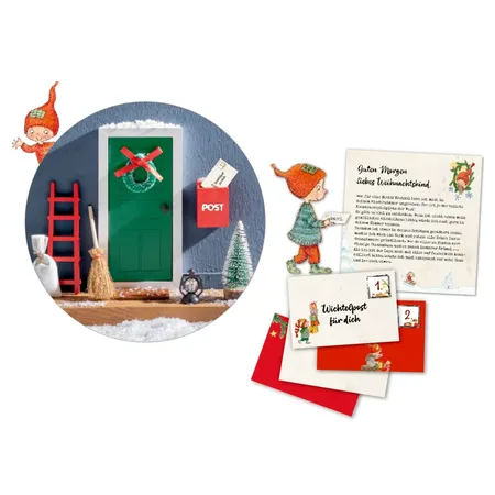Coppenrath Verlag Mein Wichteltür-Adventskalender, Mitmachkalender 24er-Set