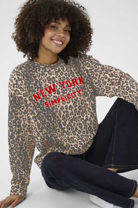 Culture bruine dames sweater