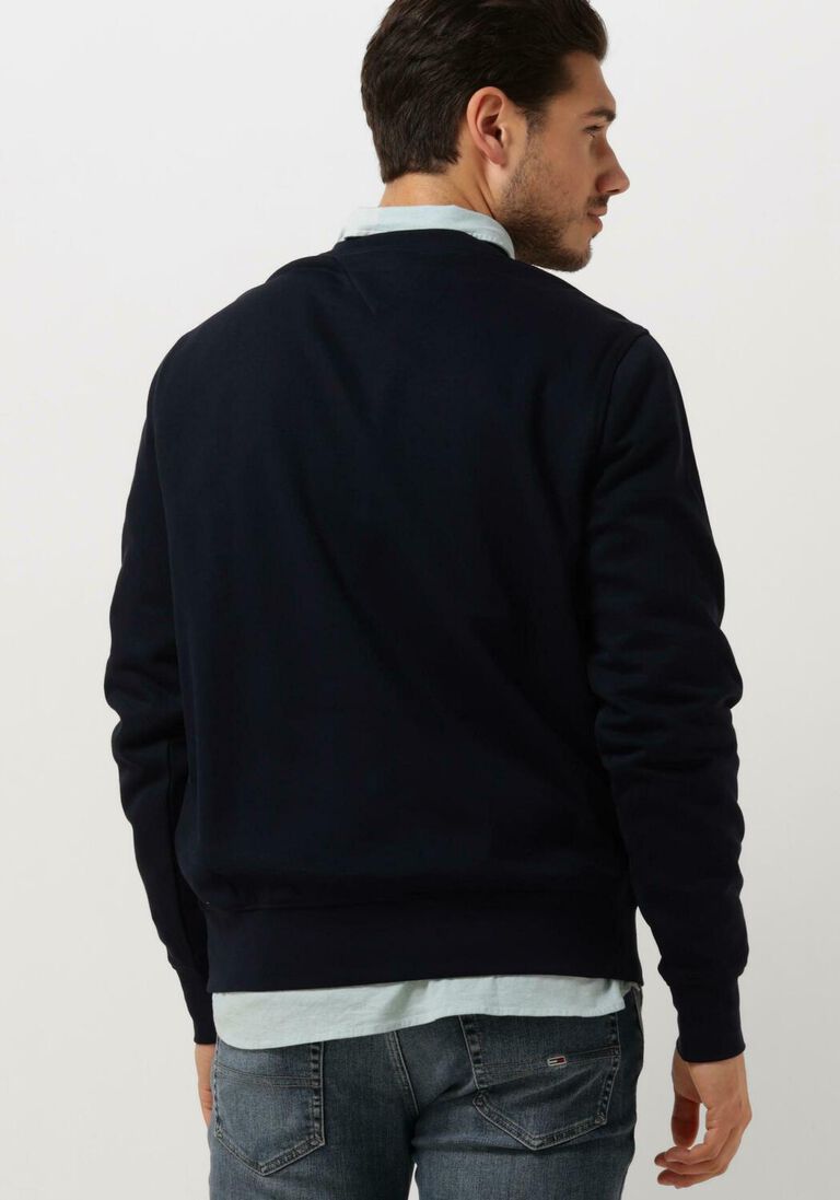 TOMMY HILFIGER donkerblauwe tommy hilfiger sweater flag logo sweatshirt