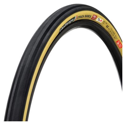 Pneu Challenge Strada Bianca Pro Tubeless Ready Souple Noir/Tan