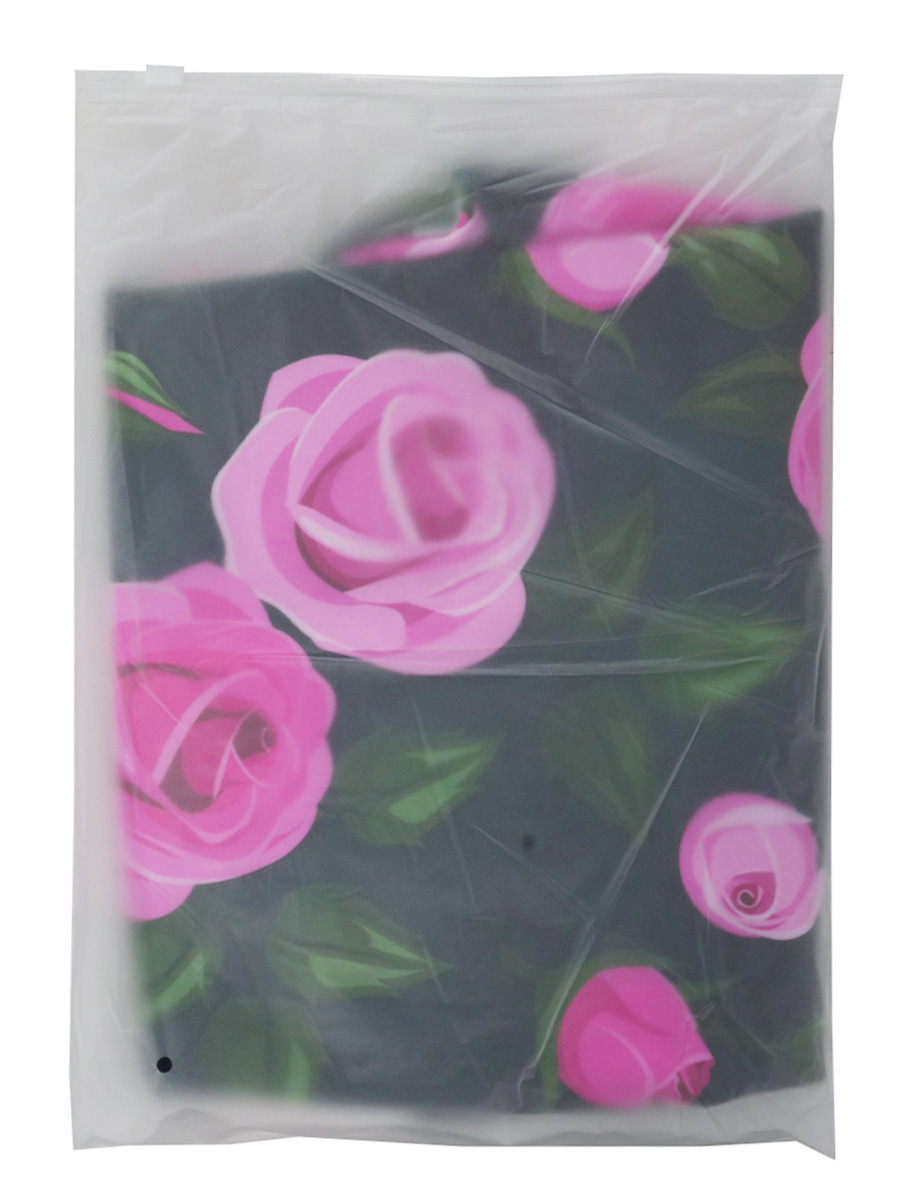 Housse de valise Periea Purple with Pink Roses S