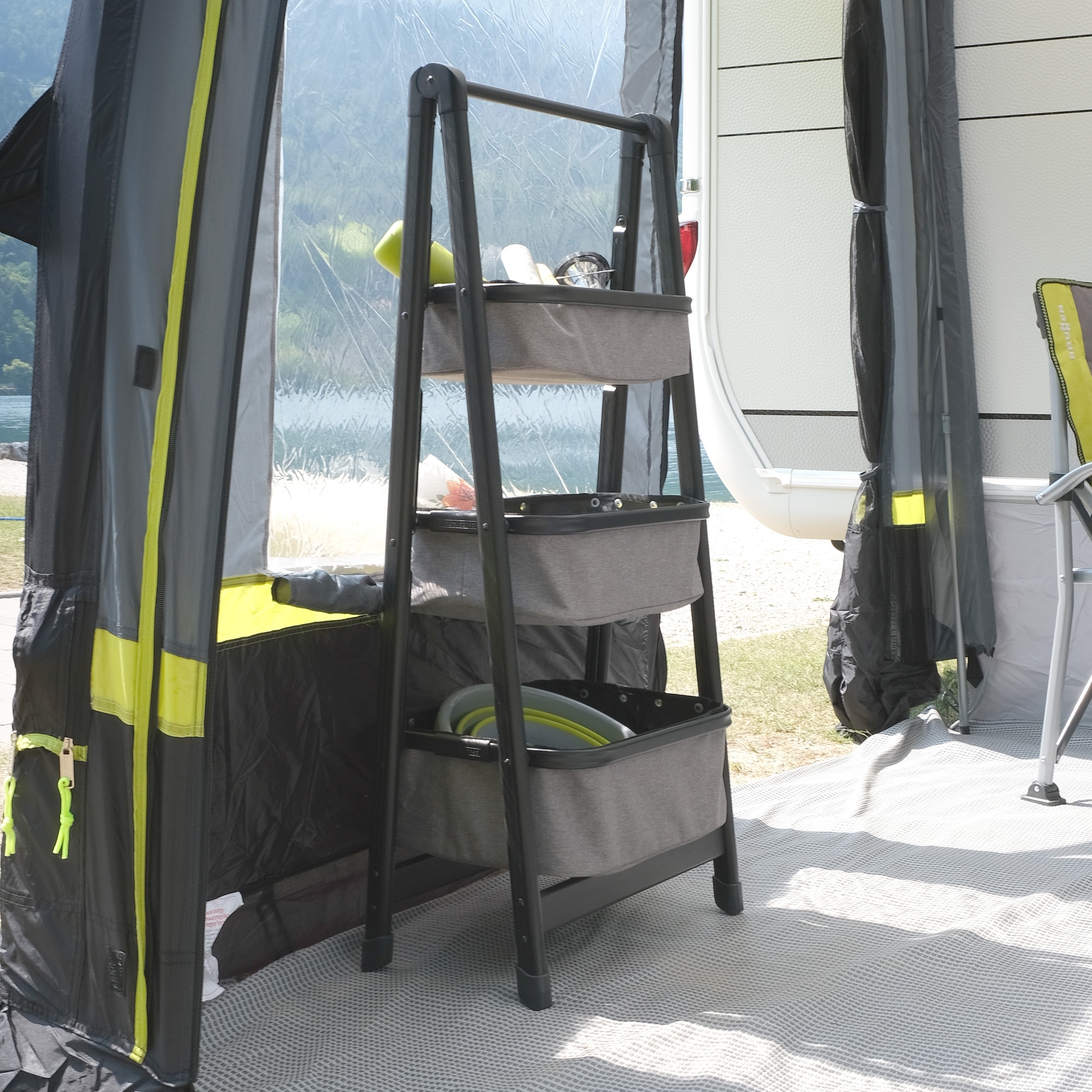 Brunner Latiga Campingregal 49 x 33 x 109 cm