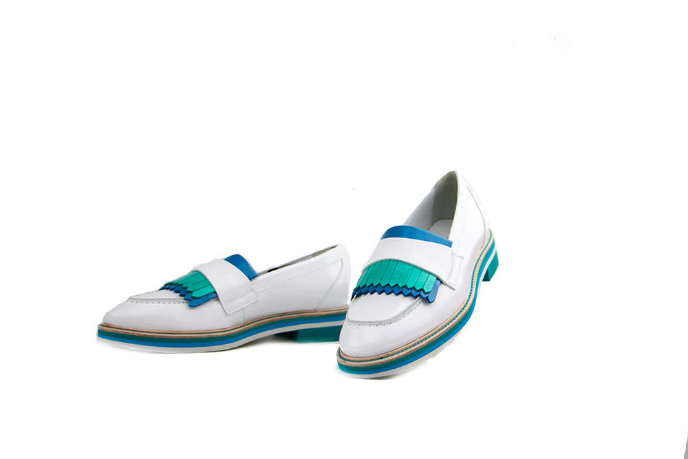 Pertini Loafer Klep Robin White