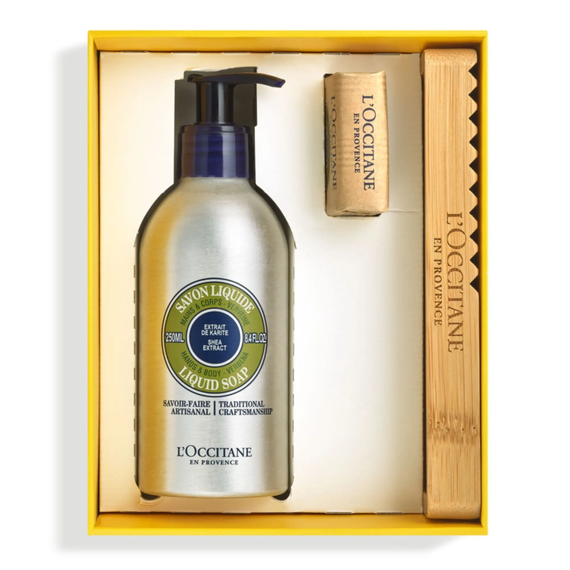 L'Occitane en Provence - Coffret VerveineSavon Liquide, Savon Solide & Porte-Savon- Coffrets Soins