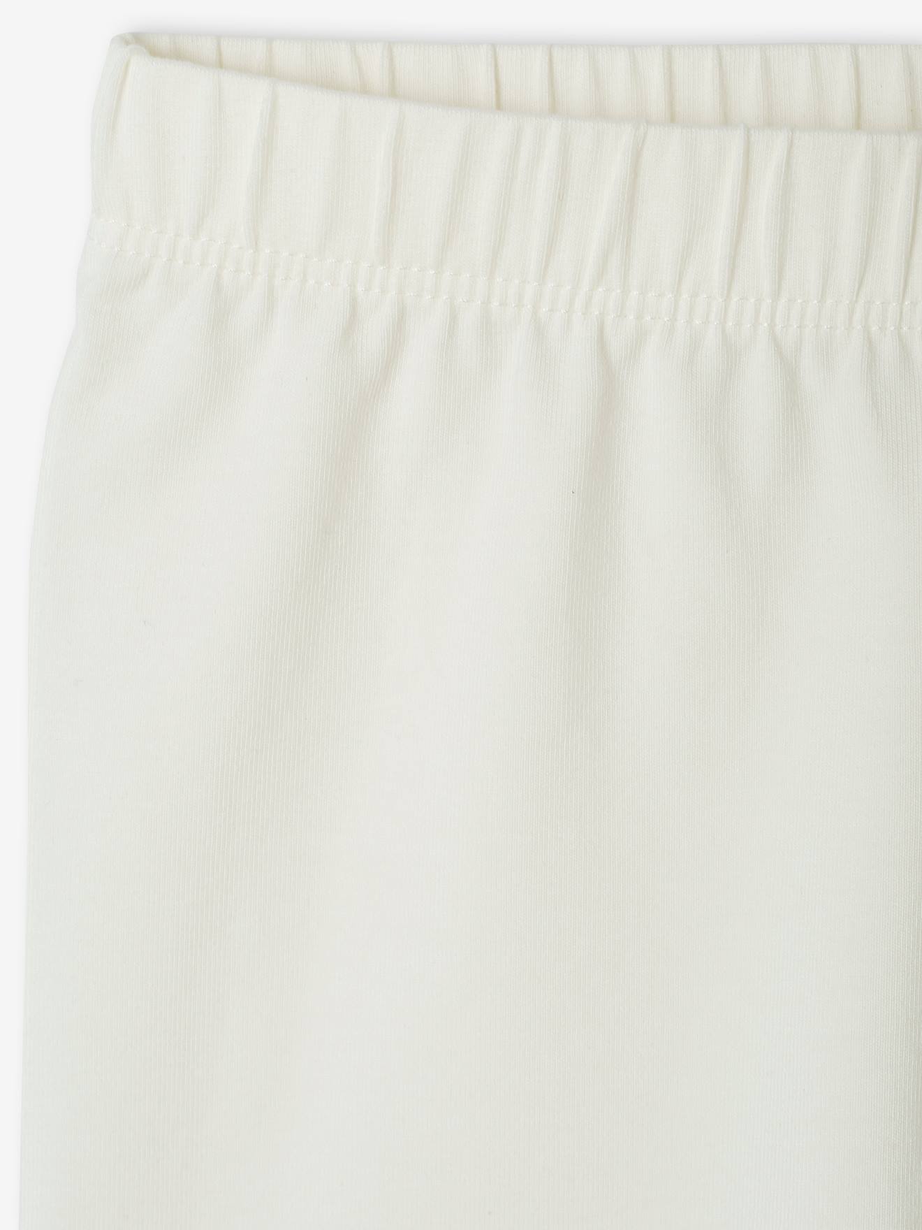 Conjunto de 2 leggings lilás de comprimento médio para meninas