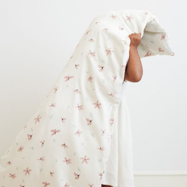Cam Cam Copenhagen Windflower Dekbedovertrek Cream 100 x 140 cm