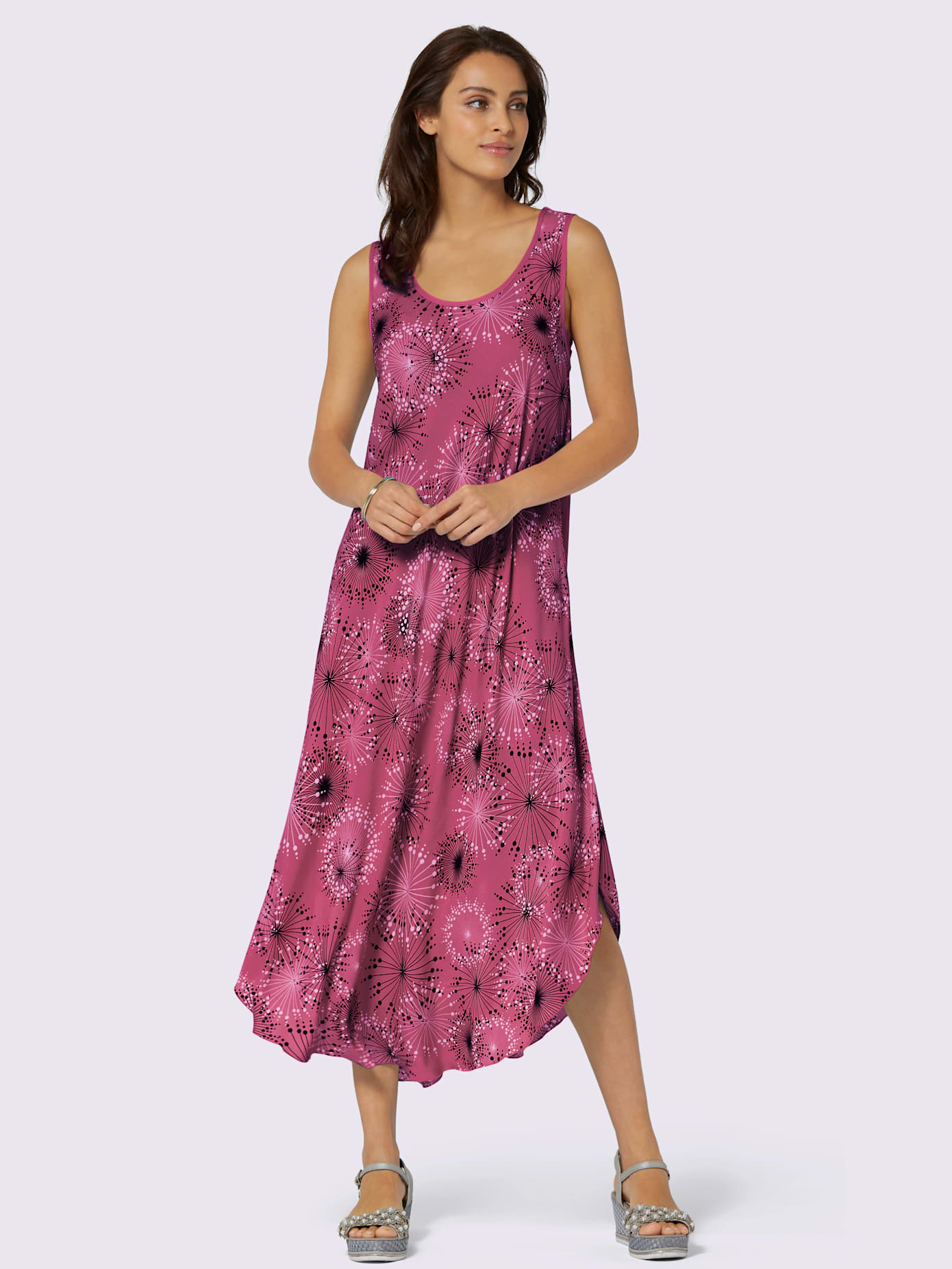 Robe imprimée pure viscose