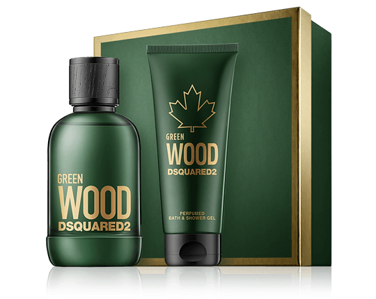 Dsquared² Green Wood Set mit Shower Gel 100ml-100ml
