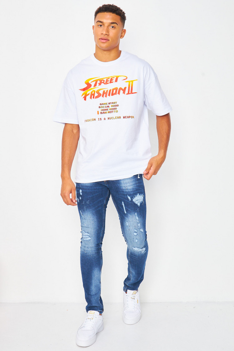 T-shirt blanc 