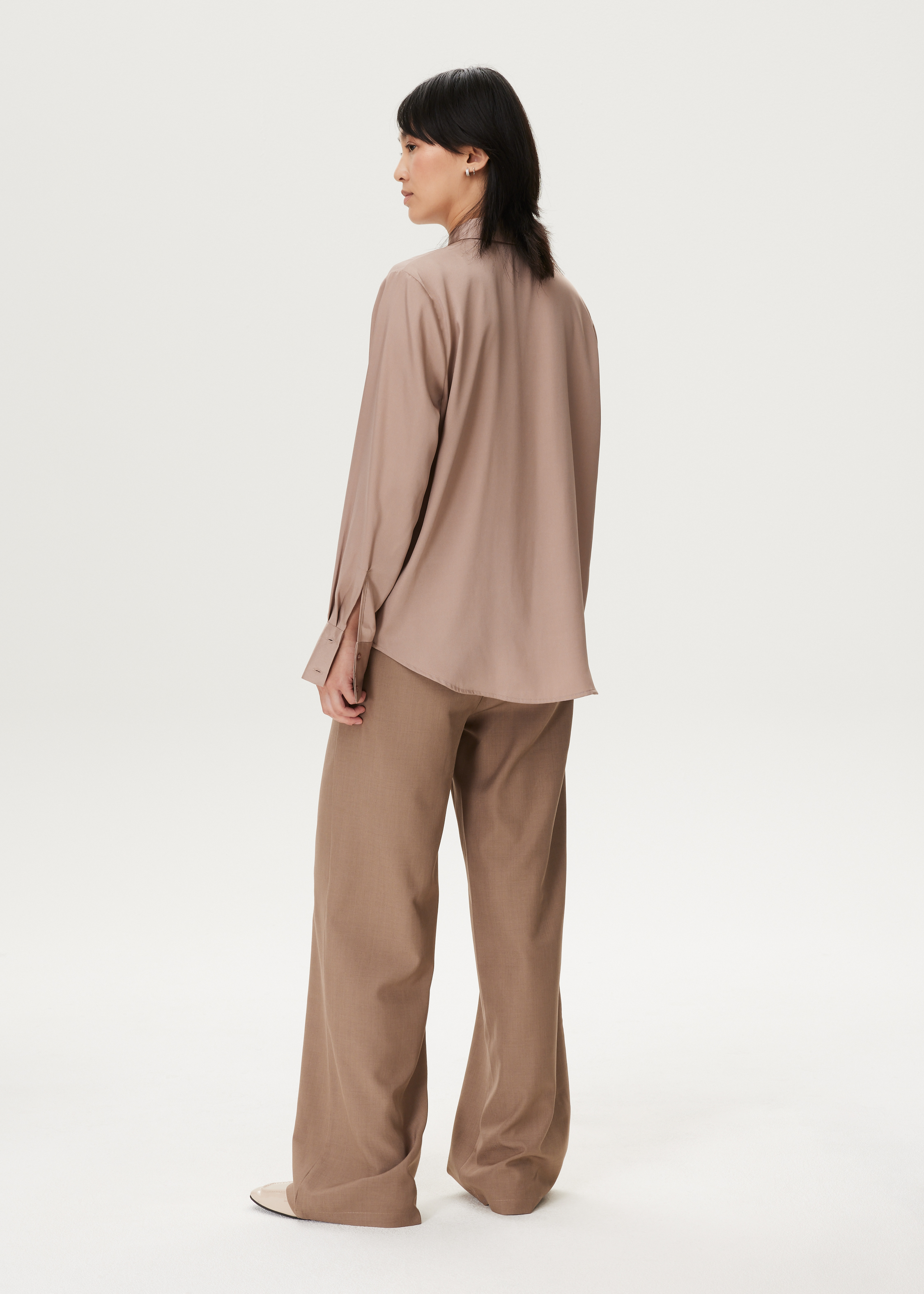 Wide leg pantalon