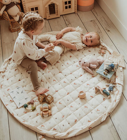 Play&Go Spielteppich - Ø120 cm - Soft Organic - Rabbit