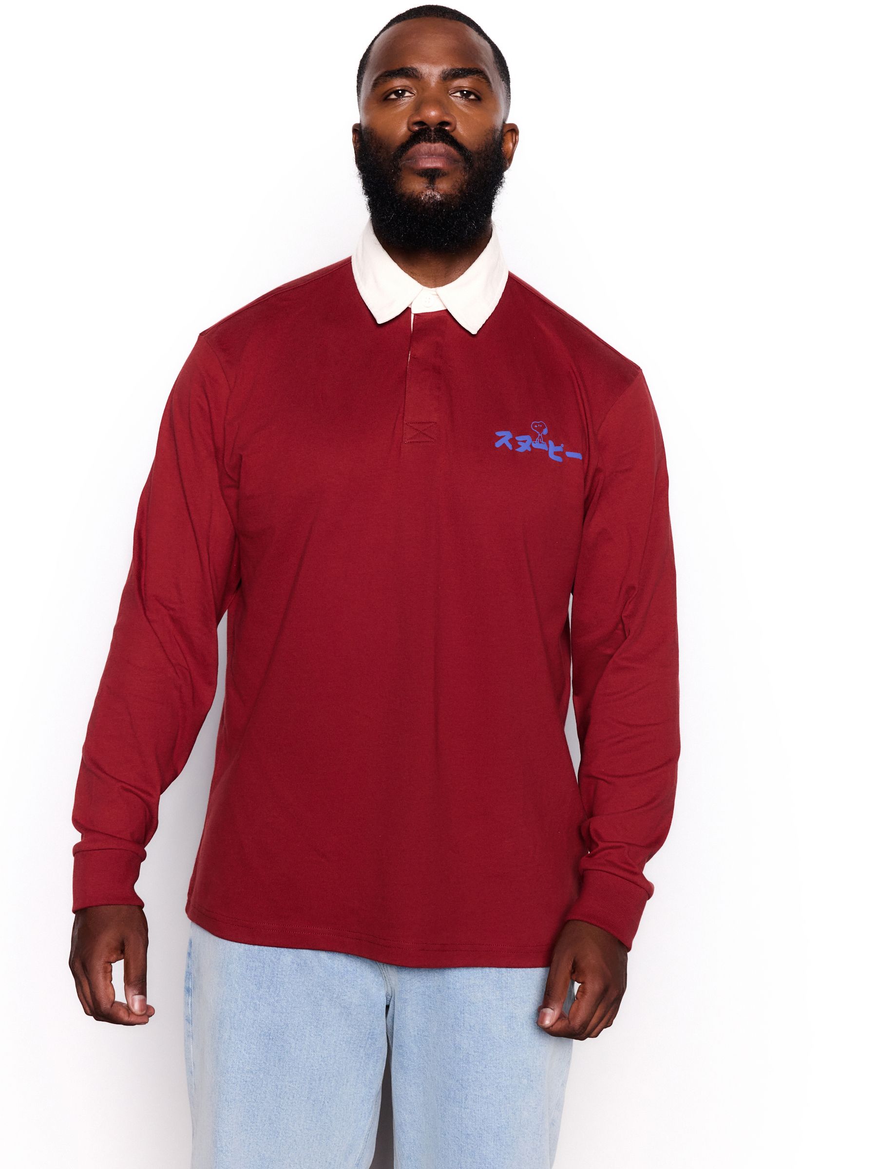 Rood Snoopy - Rugbyshirt
