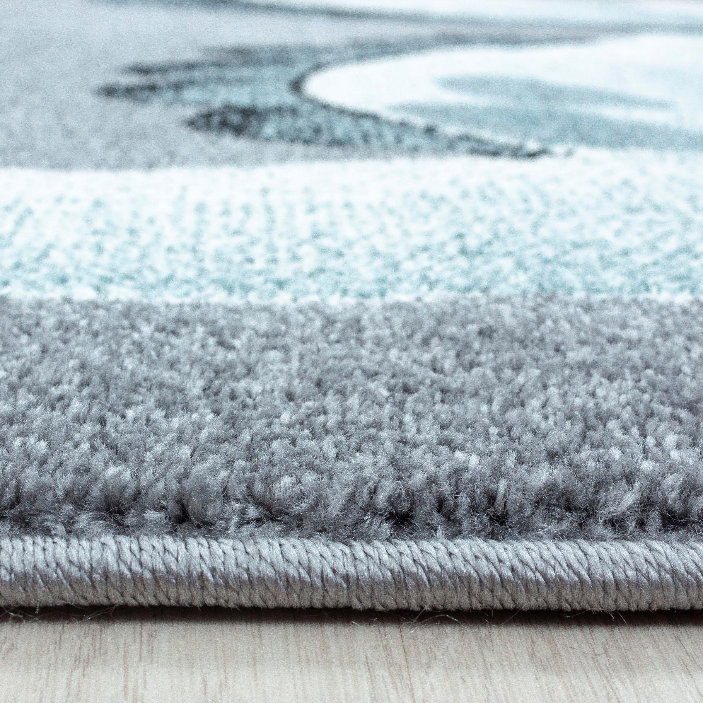 Ayyildiz Teppiche Kinderteppich »Bambi 840« rechteckig 11 mm Höhe auch in rund, Drachen Motiv, Kurzflor