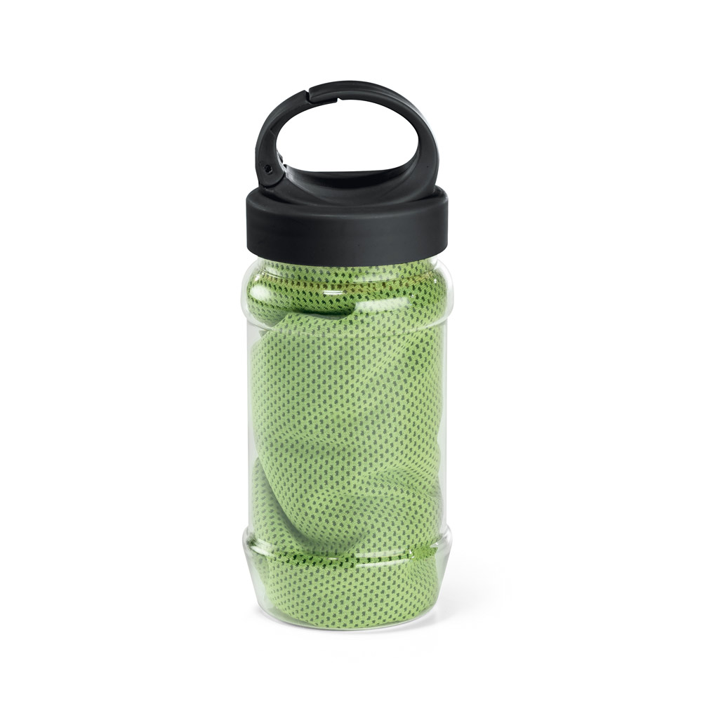 hi!dea 99967 - Ensemble de bouteille en PP et PET et serviette de sport en polyamide et polyester