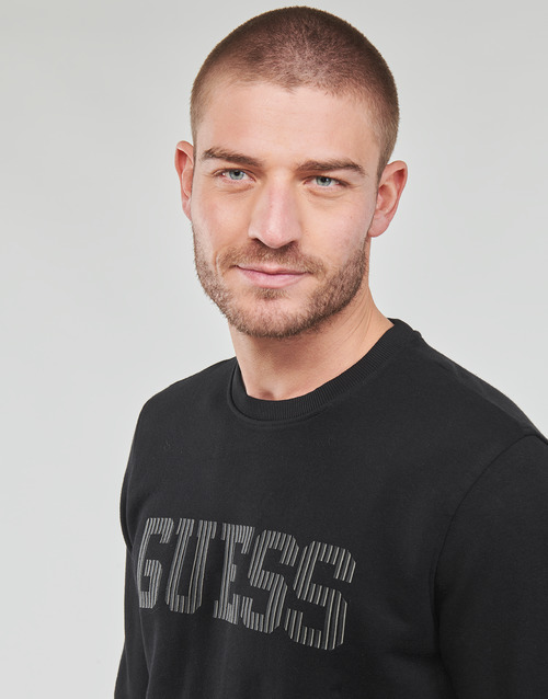 Guess - BEAU CN FLEECE - Noir