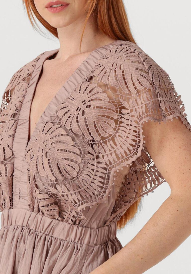 roze copenhagen muse midi jurk cole dress