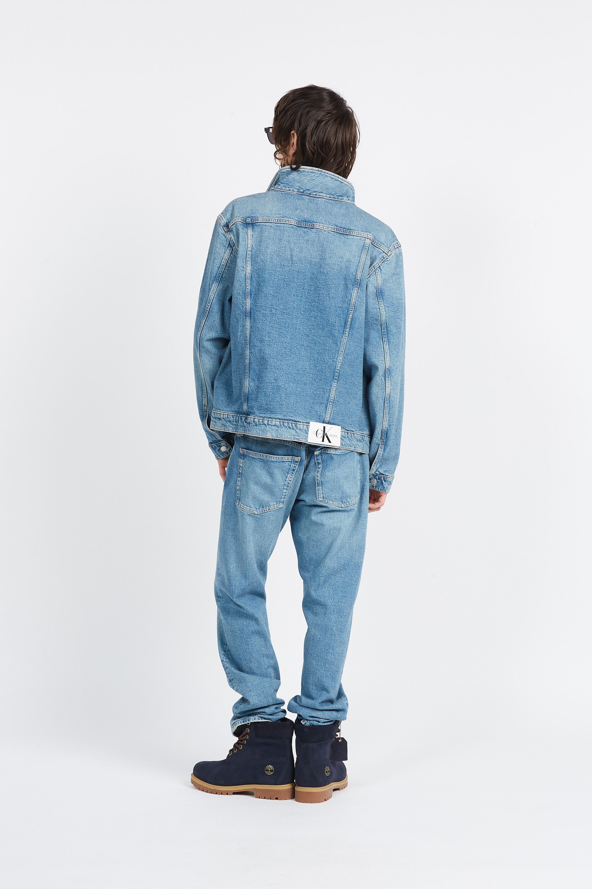 CALVIN KLEIN JEANS Veste SLIM DENIM JACKET Bleu