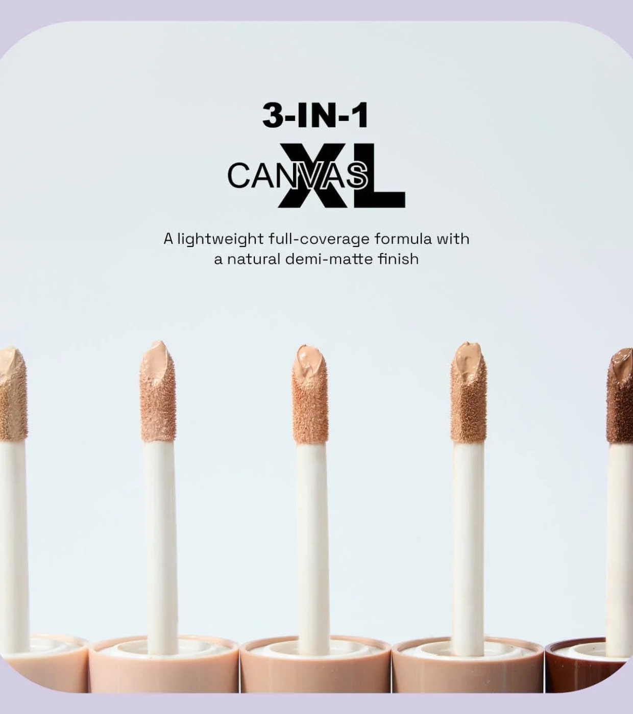 Technic Cosmetics - Corretivo líquido 3-IN-1 Canvas XL - Ivory