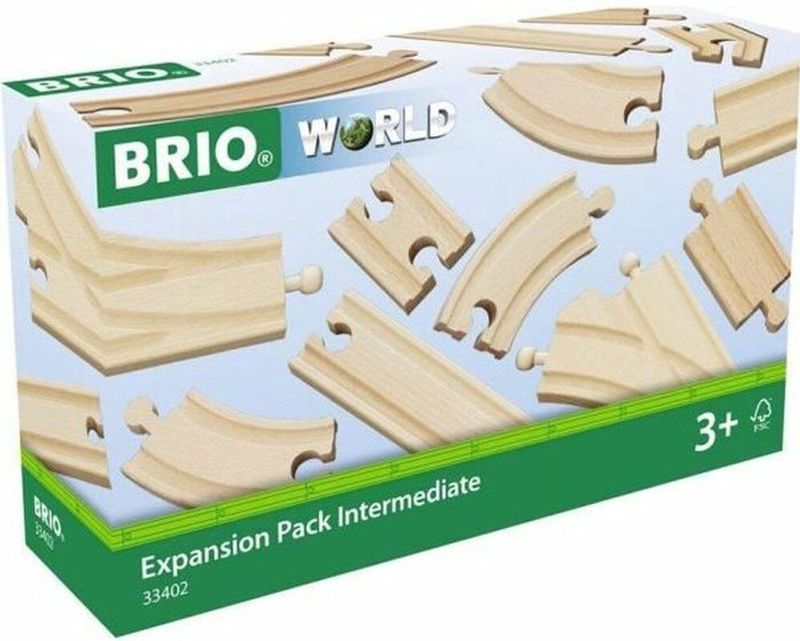 BRIO Midi rails uitbreidingsset - 33402