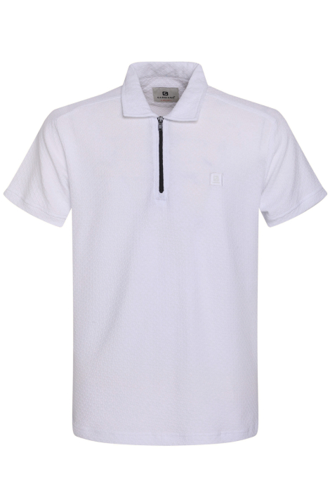Gabbiano ecru heren polo
