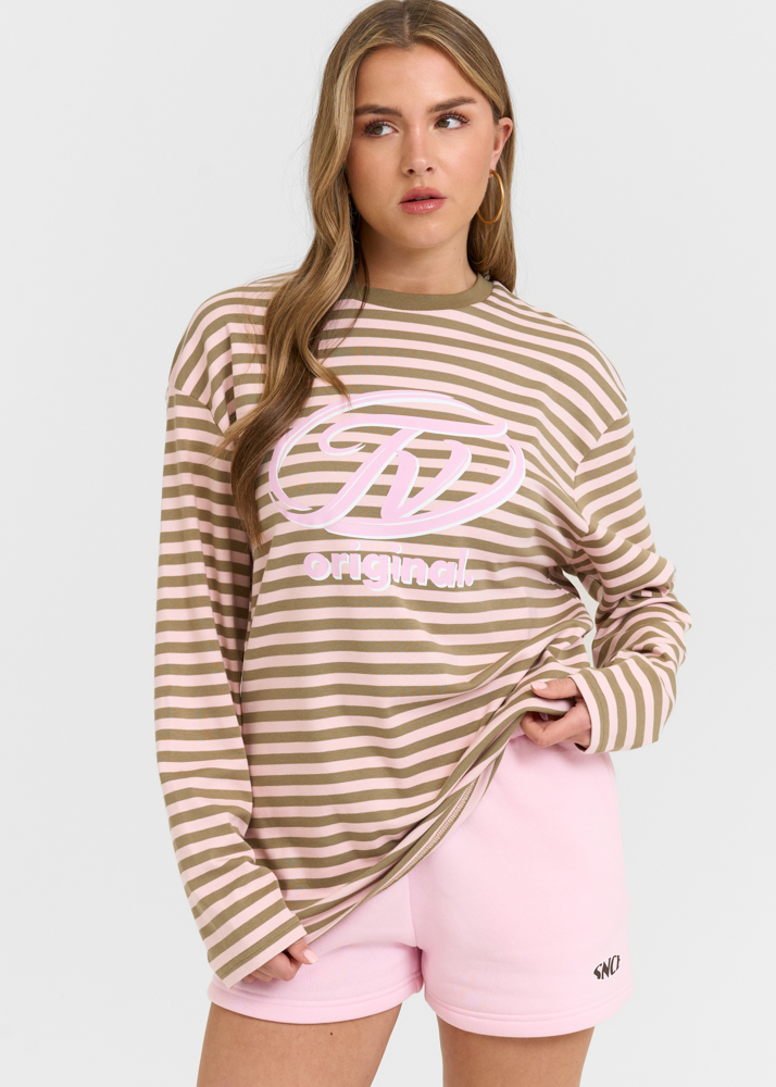 Original longsleeve t-shirt salie groen