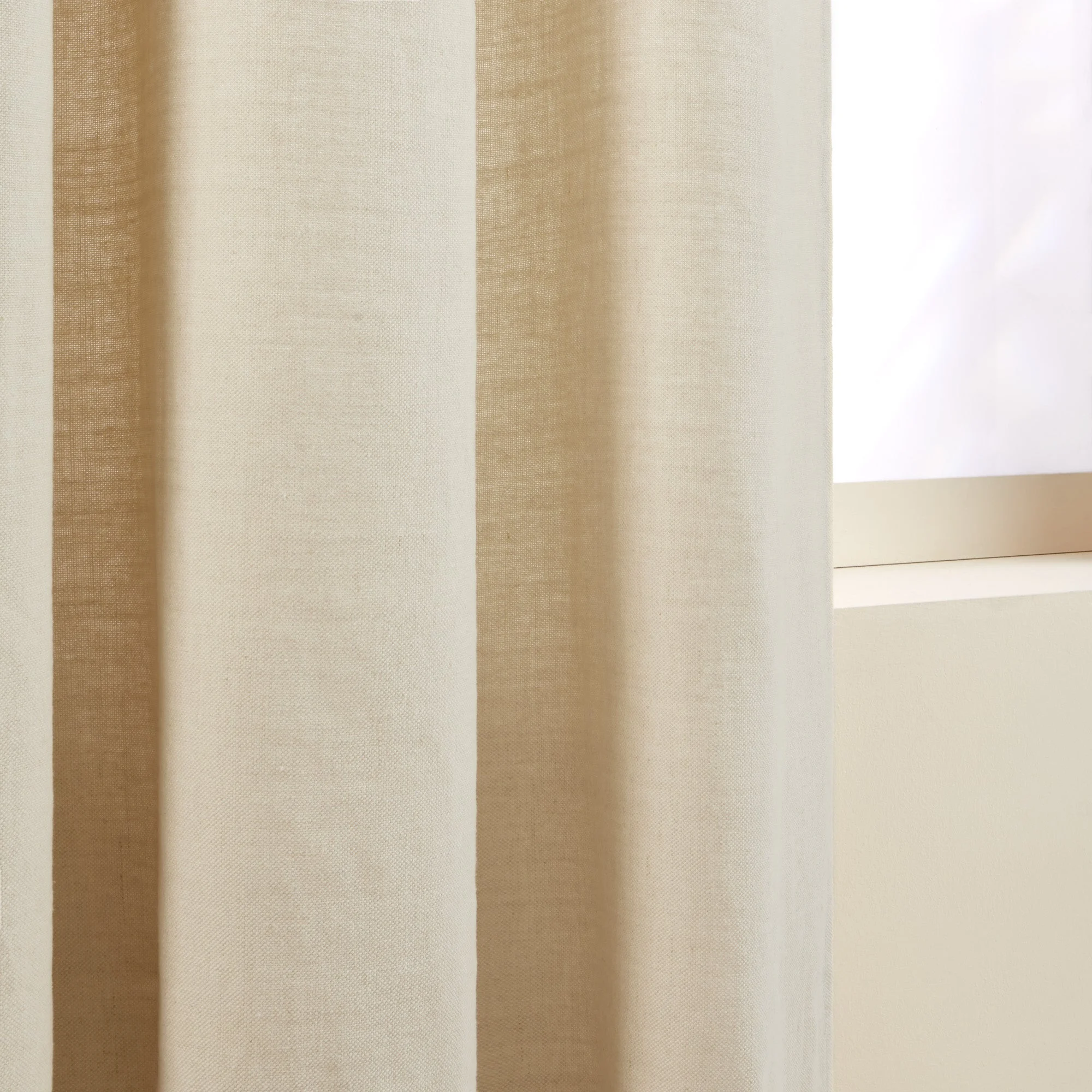 AUBIN - Rideau à oeillets | Beige