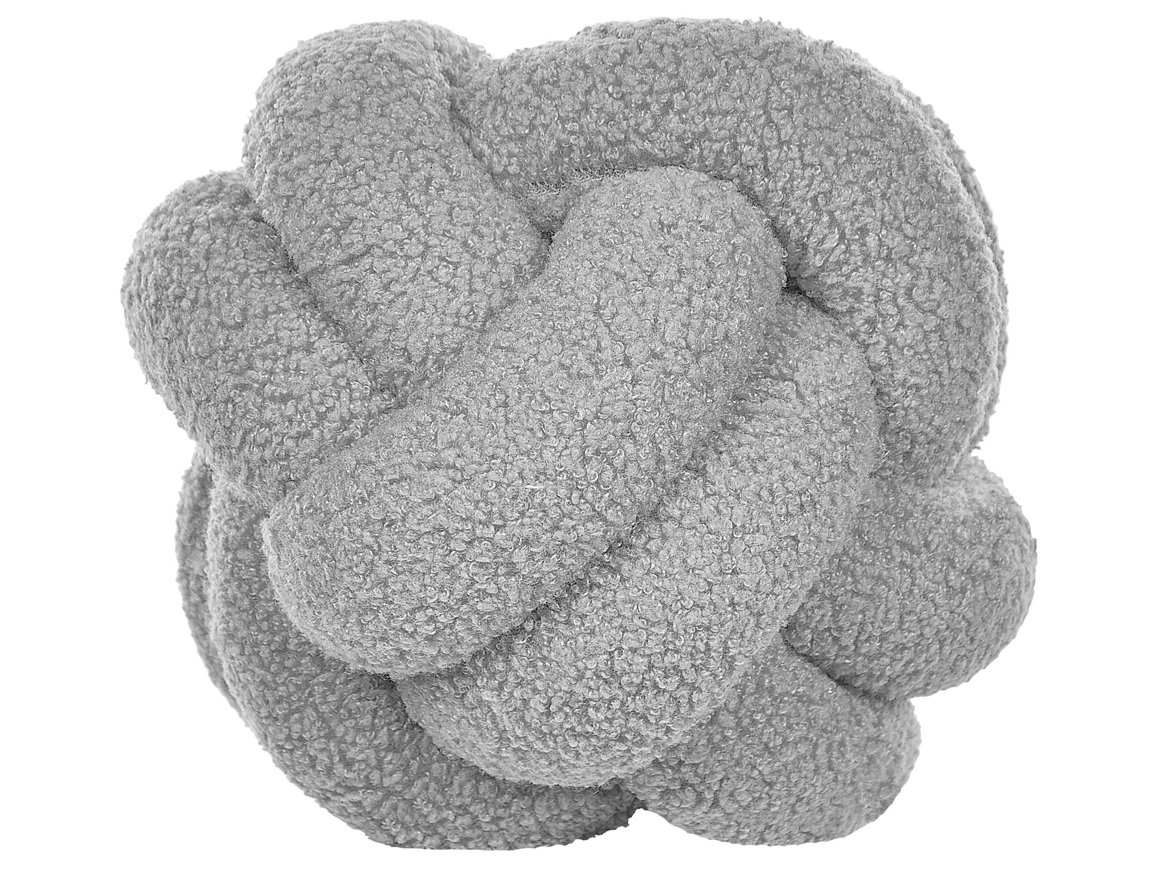 Sierkussen MALNI Bouclé 19 x 19 cm Grijs effen