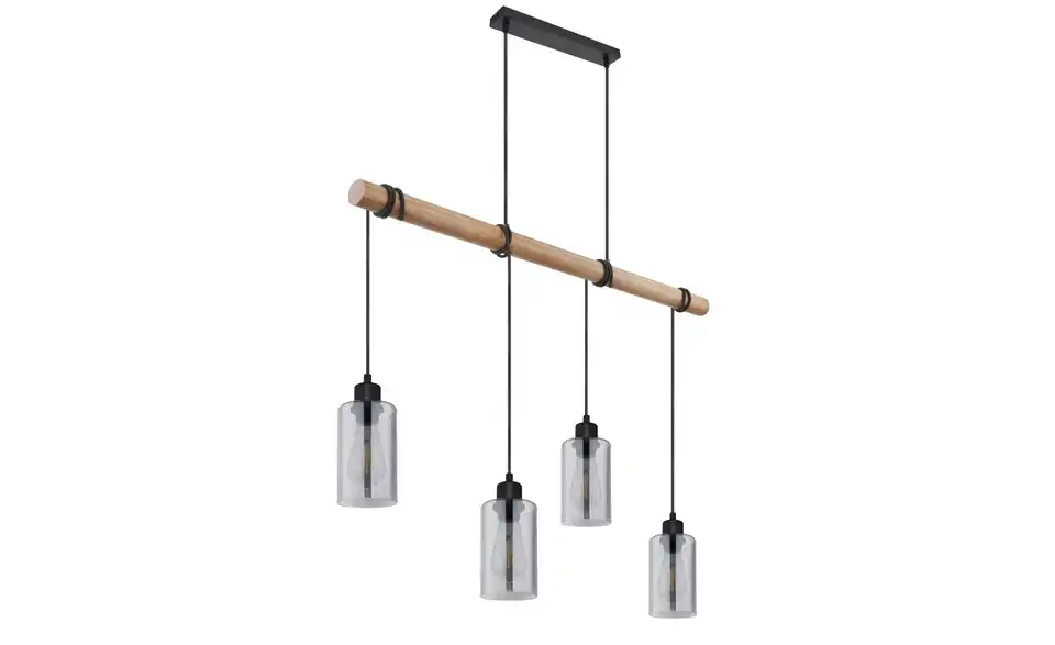 Pendelleuchte 130 cm 4-flammig 98 cm 15 cm