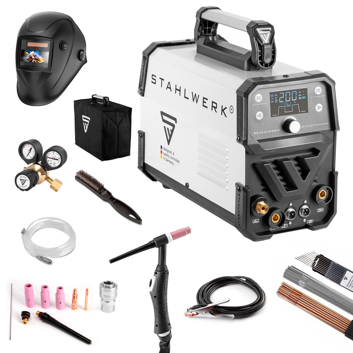 STAHLWERK DC TIG 200 Pulse ST Complete digitale MMA MMA lasmachine