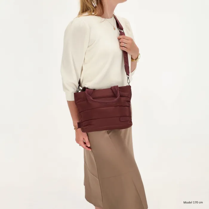 Zebra Trends Elske Handtas Bordeaux Rood