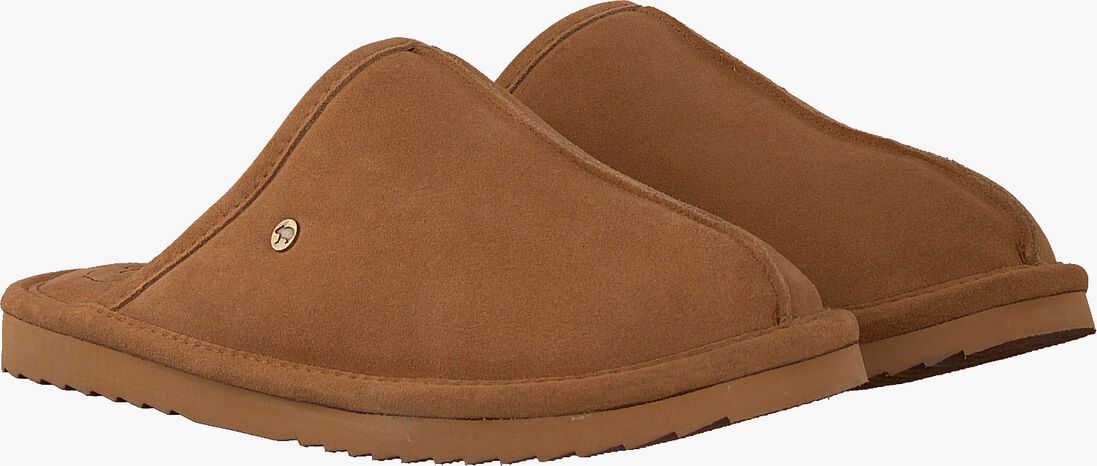 WARMBAT cognac warmbat pantoffels barron