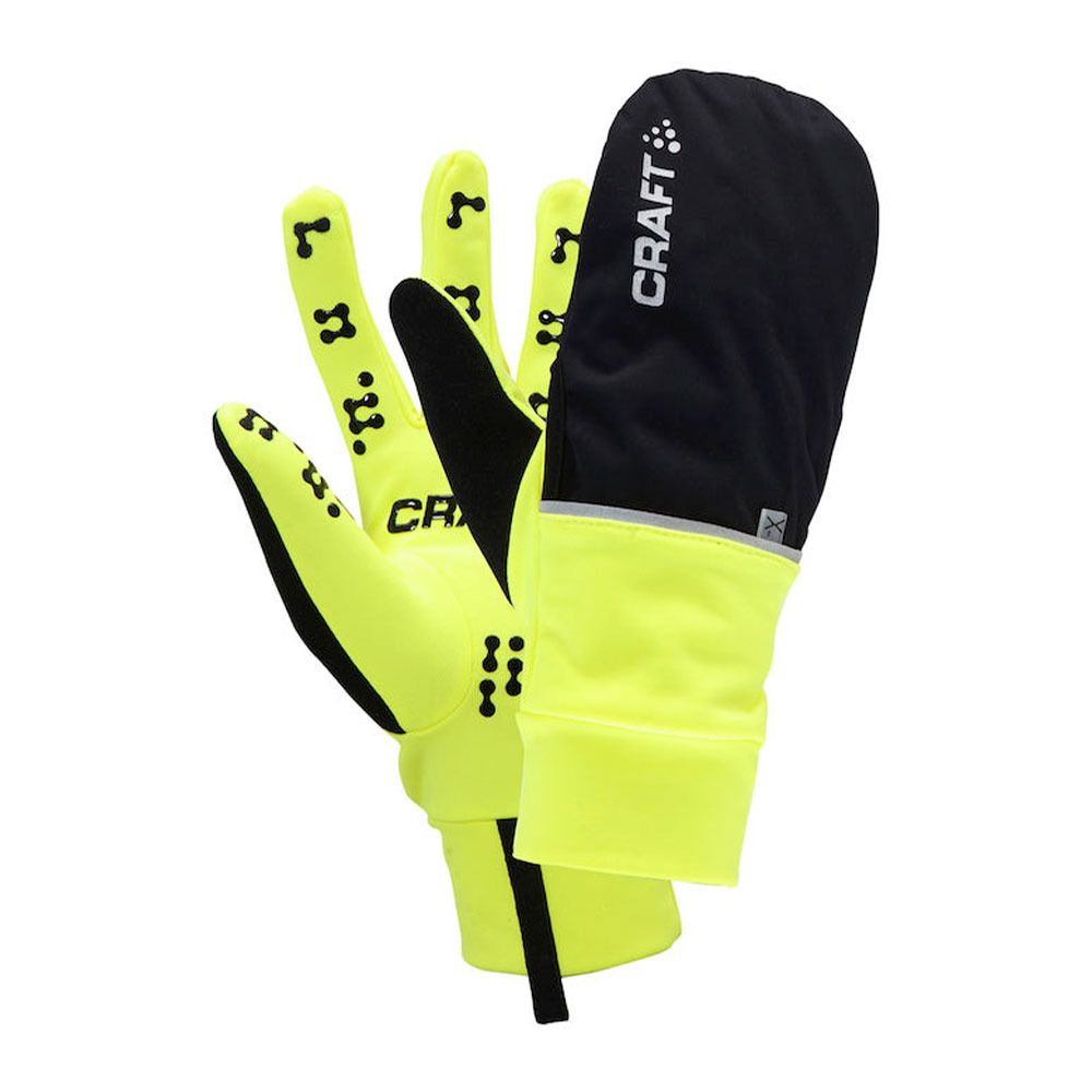 Gants 2 en 1 HYBRID WEATHER flumino/noir