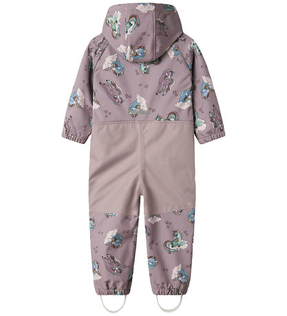 Name It Softshelldragt m. Fleece - Noos - NmfAlfa08 - Purple Dov