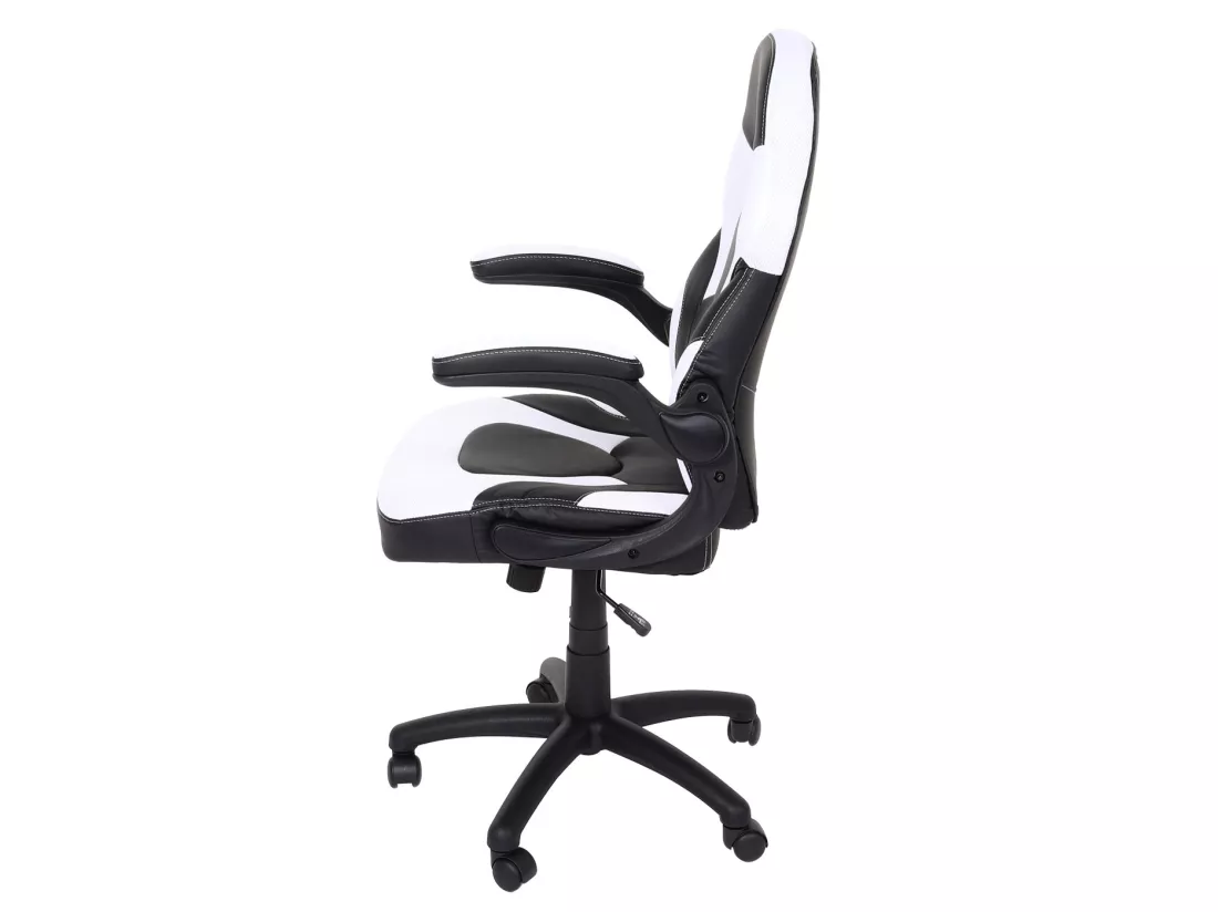 Chaise de bureau MCW-K13, noir-blanc
