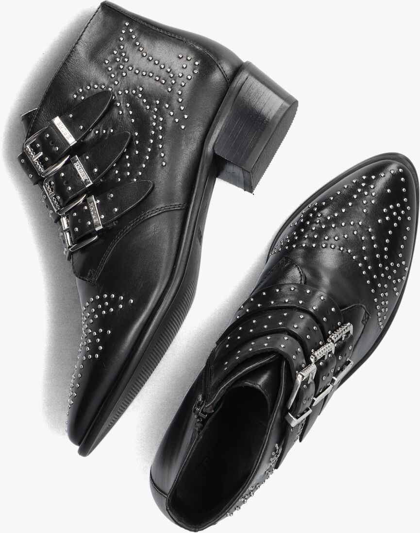 BRONX zwarte bronx enkellaarsjes new-tex 47534